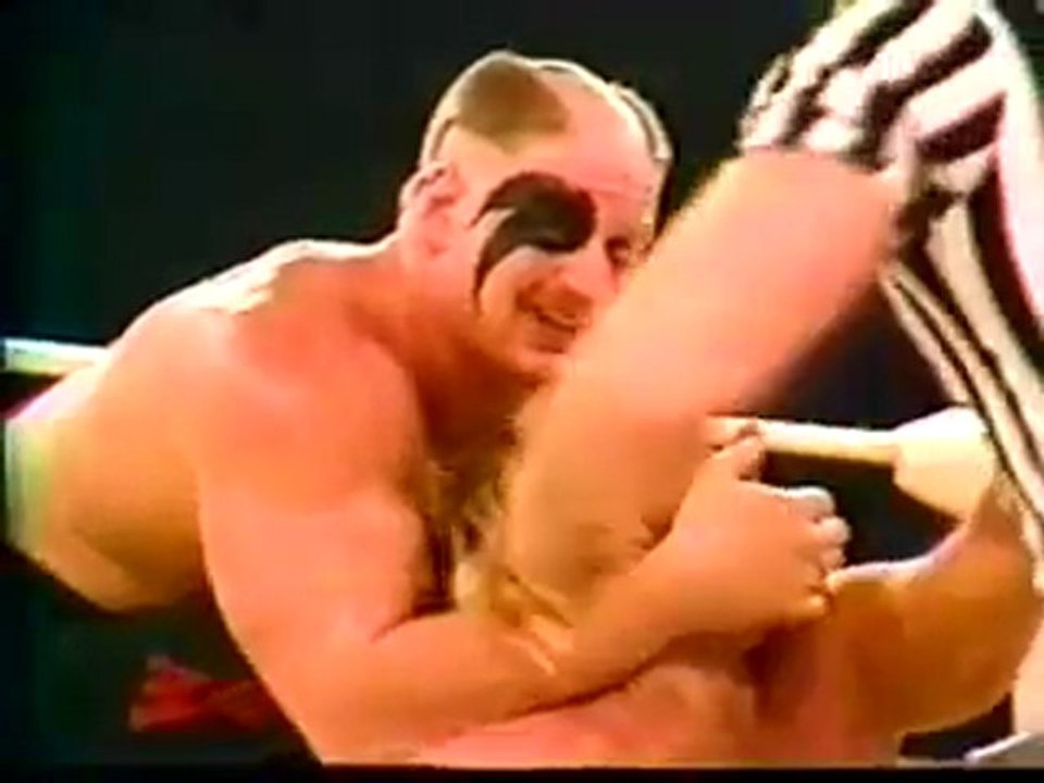 The Road Warriors & Paul Ellering vs. The Fabulous Ones & Baron Von Raschke
