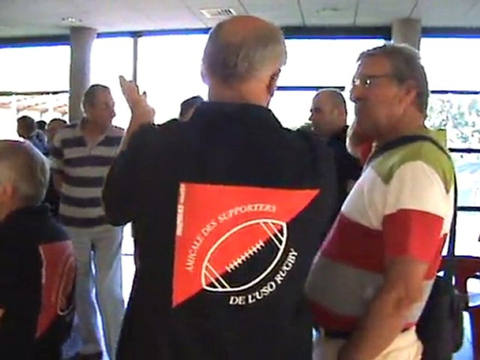 Rencontre entre l'Amicale des Supporters et les joueurs pro de l'US OYONNAX rugby