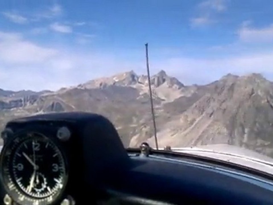 Vol en Jodel D113 au dessus des Alpes