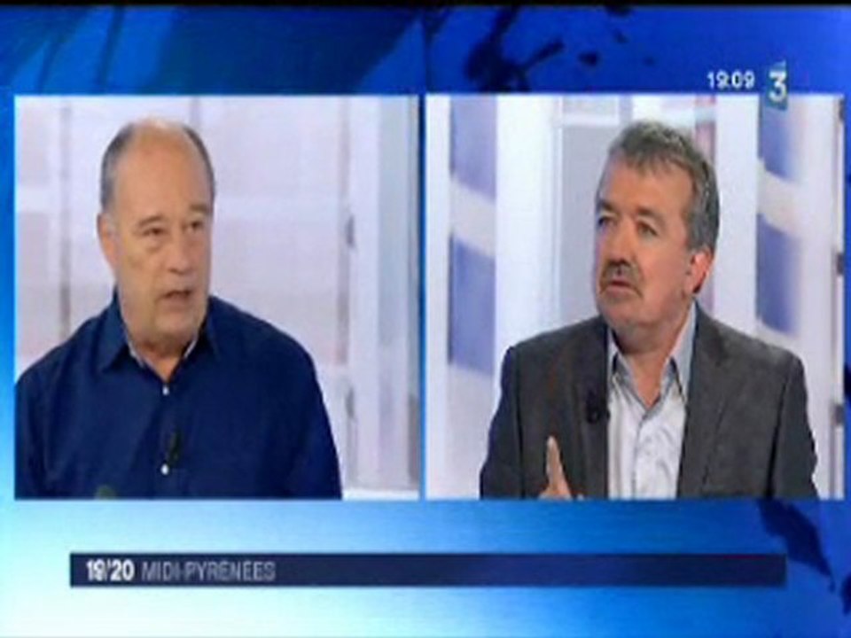 Jean-Michel Baylet candidat à la primaire citoyenne sur France 3 Midi-Pyrénées