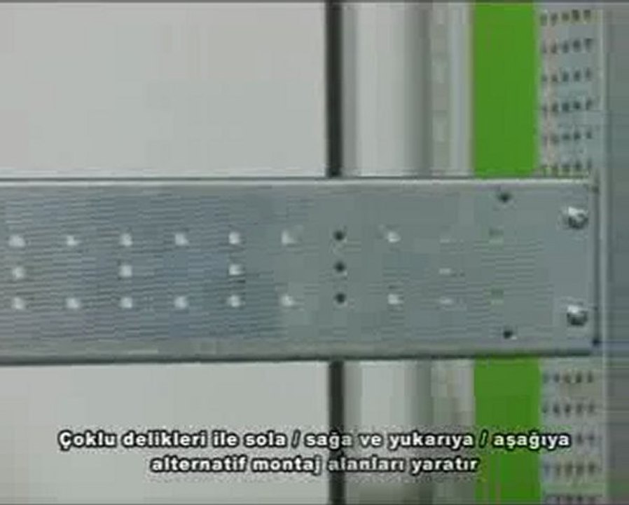 Pano genişlik profili montajı TEKPAN www.kumanda.org