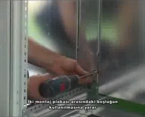 Pano montaj plakası ara birlesim parçası montajı TEKPAN www.kumanda.org