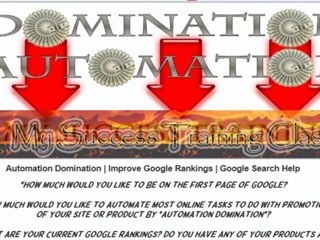 Automation Domination | SEO Master Training Classes | My Success Training Classes