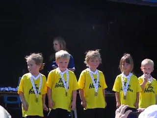 Remise des médailles-soccer