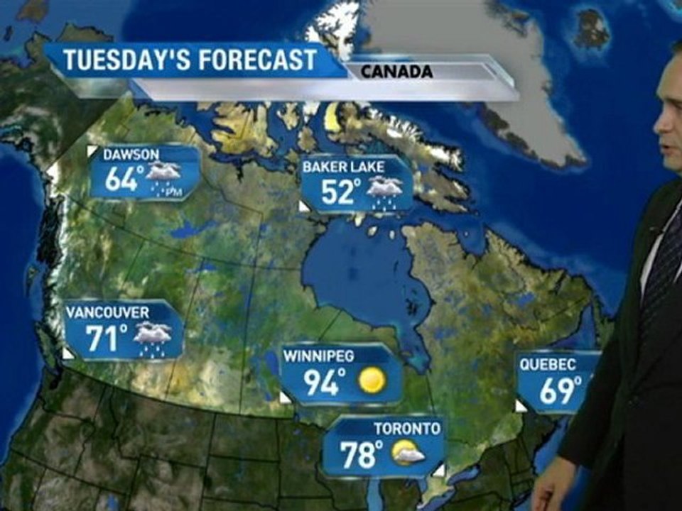 Canada Vacation Forecast - 08/21/2011