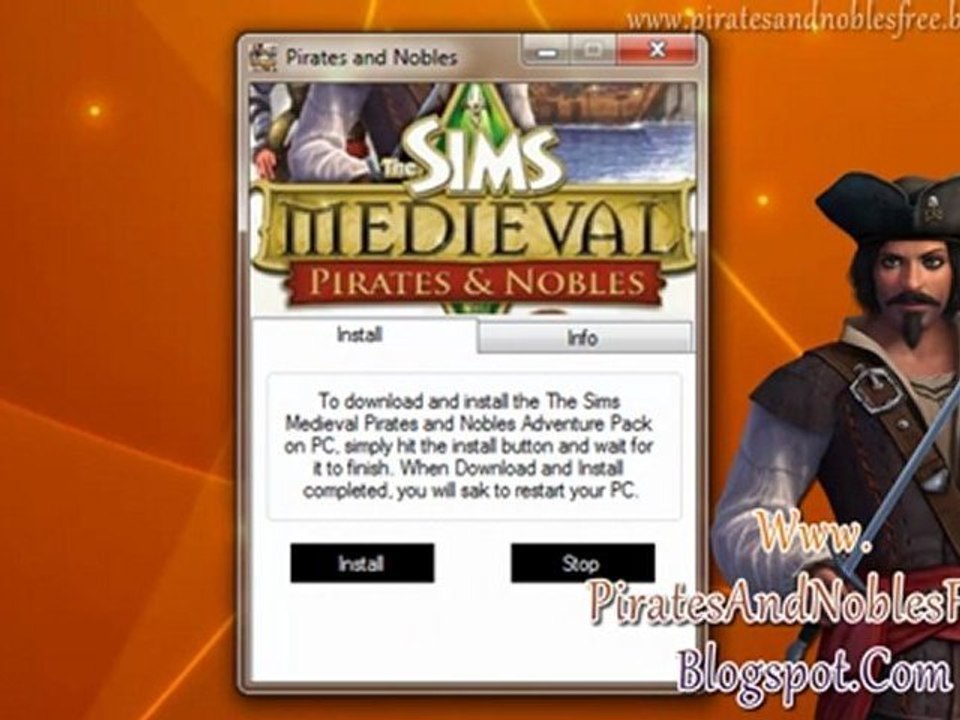 How to Install The Sims Medieval Pirates & Nobles Adventure Pack Free!!
