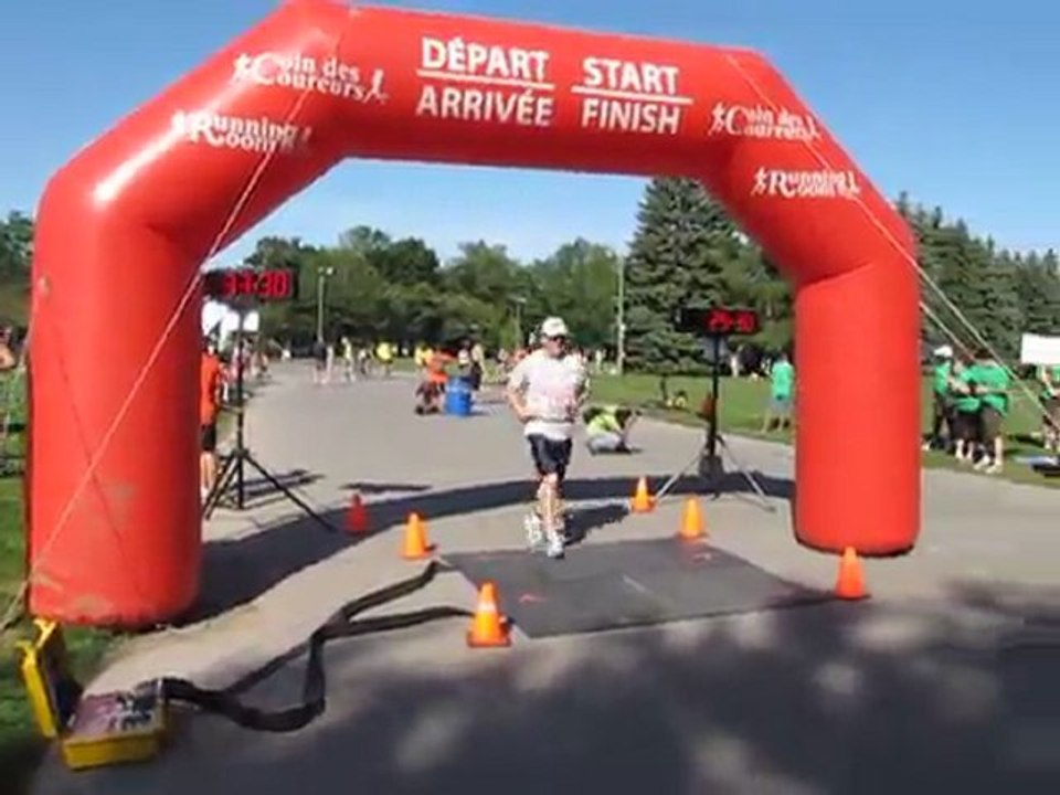 Arrivée de la course de 5km