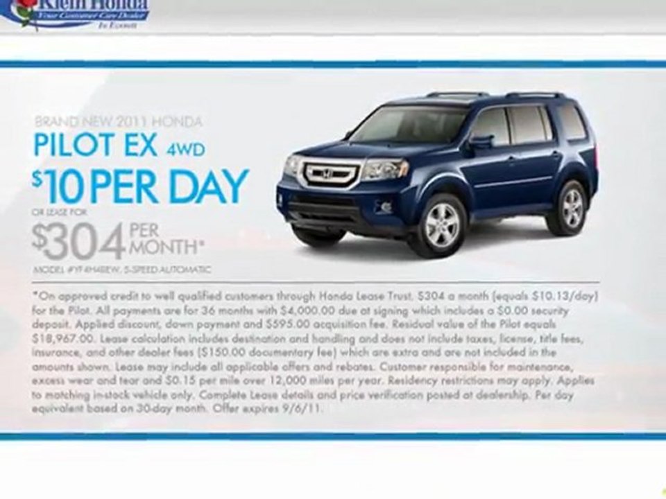 2011 Klein Honda BuyBack Vehicle Purchase Program Everett