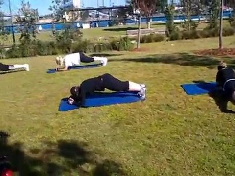 Personal Training Pyrmont | Group Fitness Outdoors in Pyrmont