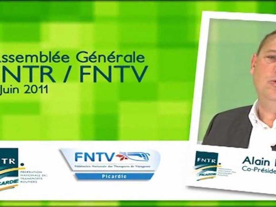 AG FNTR 2011 - Alain DEFLESSELLE Co-Président