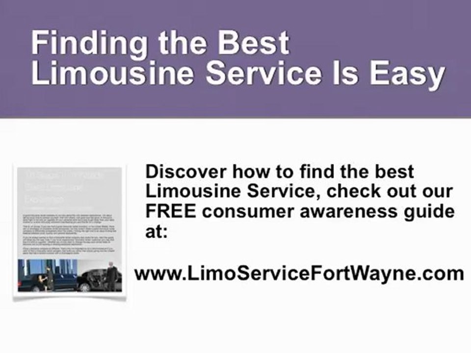 Limo Service Fort Wayne - Fort Wayne Limousine Rental