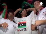 Libyans celebrate as Gaddafi's rule nears end