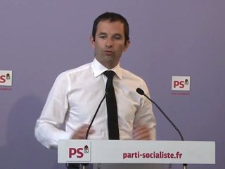 Point presse Benoît Hamon : Libye