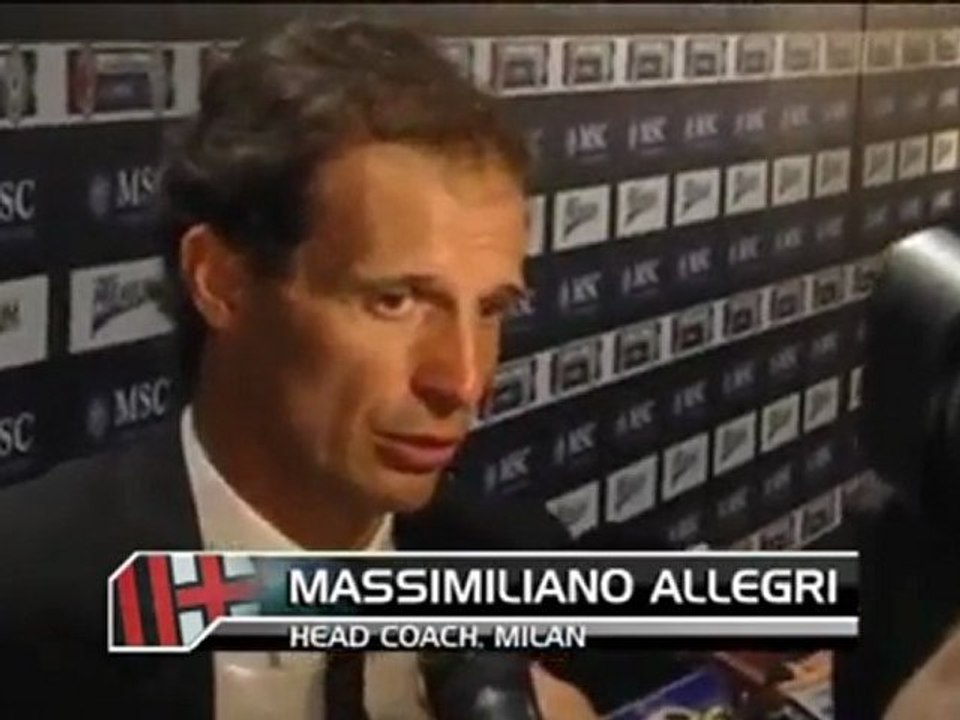 Allegri - Gute Leistung bei der Trofeo Berlusconi
