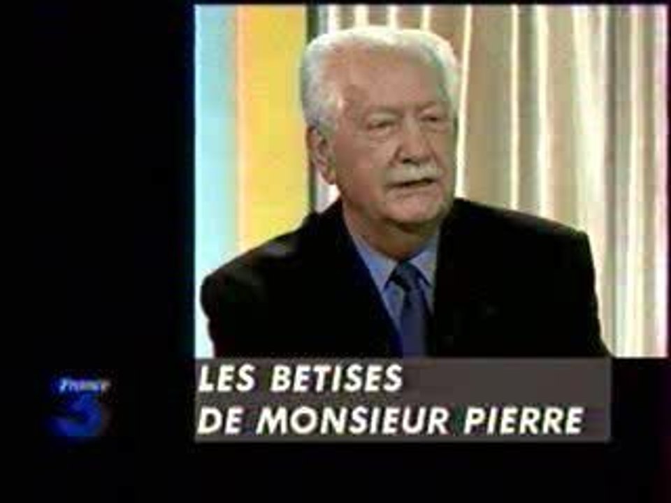 les bêtises de monsieur pierre