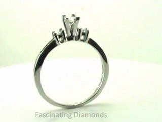 FDENS3022PRR  Princess Cut Diamond Engagement Ring In Channel Setting