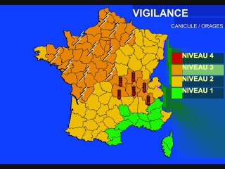 Météo 23 août 2011: Vigilance orages et canicule !