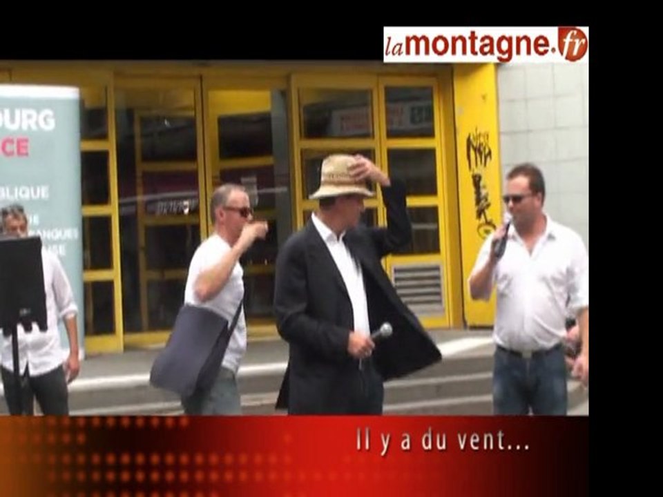 Arnaud Montebourg en campagne difficile à Clermont-Ferrand