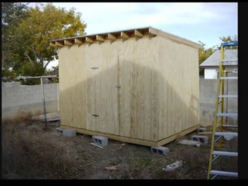 Flat Roof Shed Plans - Download And Print Off PDF Blueprints To Your Own Home Computer