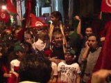Tunisians celebrate as Libyan rebels enter Tripoli
