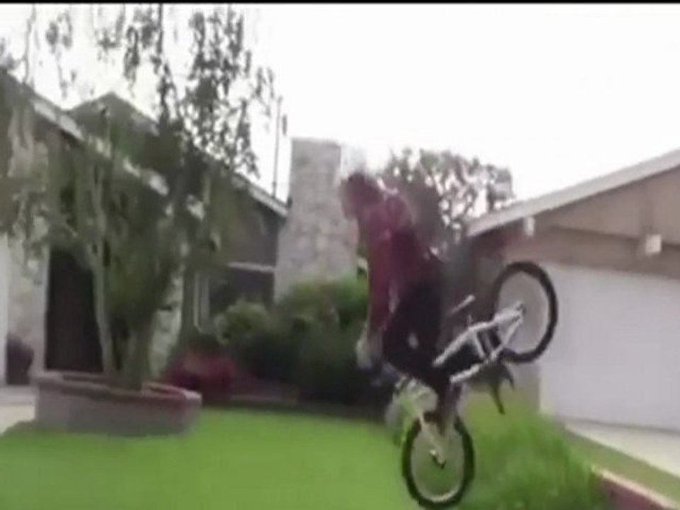 Mit dem Bike über die Mauer Fail