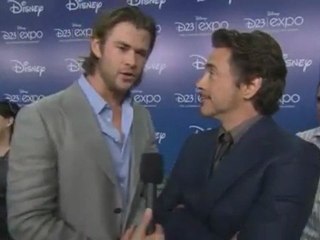 Stars from "The Avengers" surprise fans