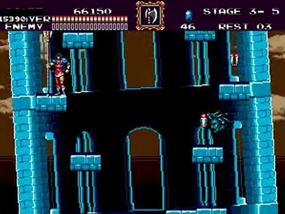 Castlevania Bloodlines - Stage 3 - Italy - Leaning Tower of Pisa
