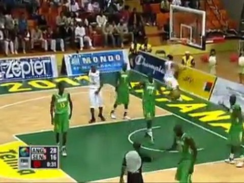 Senegal vs Angola 1er mi-temps Afrobasket 2011