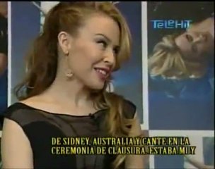 Kylie Minogue interview in mexico 2010