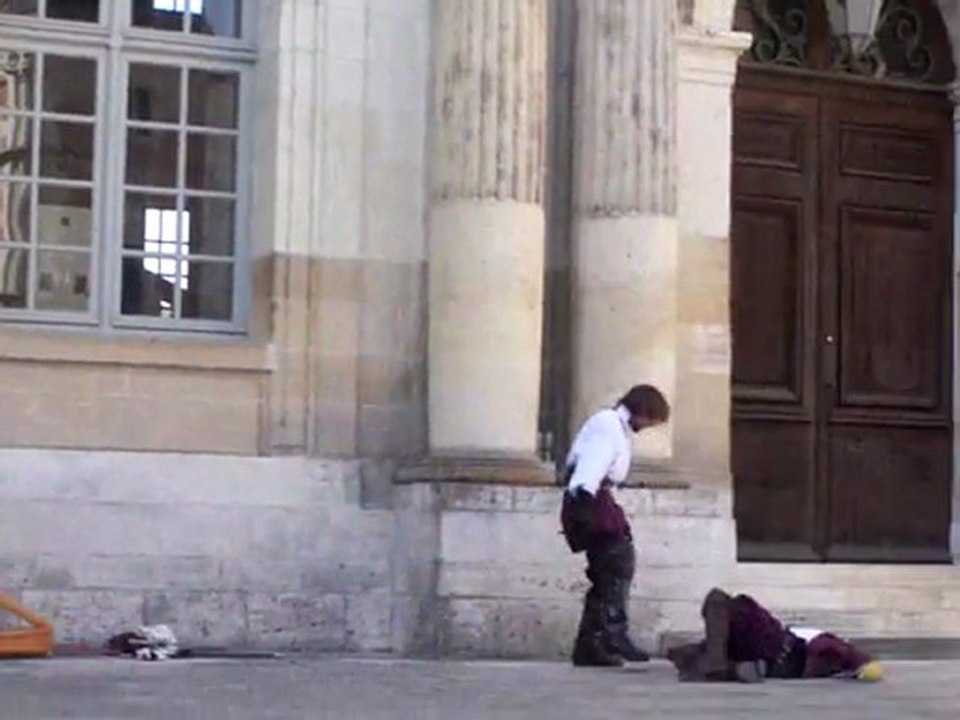 1577 chateau royal de Blois spectacle du Conservatoire National d'escrime ancienne P3