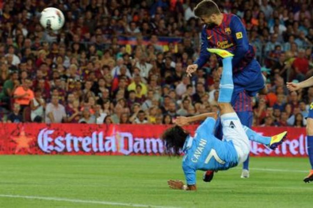 L'incroyable bicyclette de Cavani face au Barça !