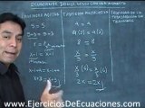Ecuaciones Primer Grado