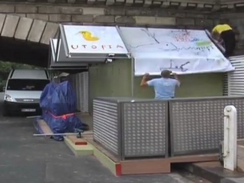 Troy Henriksen à Paris Plages 2011 / Galerie W