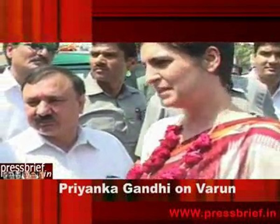Priyanka Gandhi in Raebareli, 23 March 2009