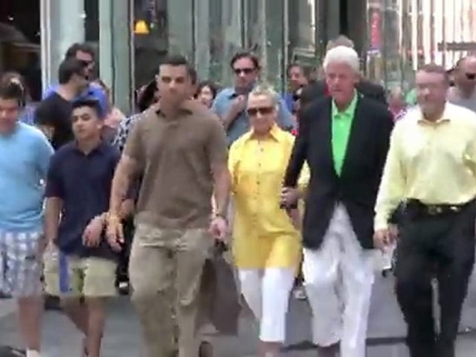 Bill und Hillary locker-flockig