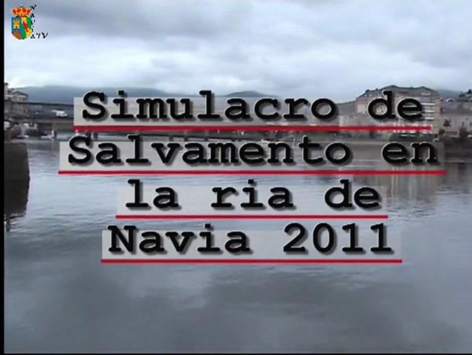 Simulacro de Salvamento en la ria de Navia ,agosto 2011