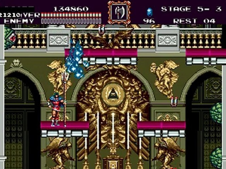 Castlevania Bloodlines - Stage 5 - France - Versailles Palace