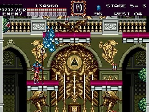 Castlevania Bloodlines - Stage 5 - France - Versailles Palace