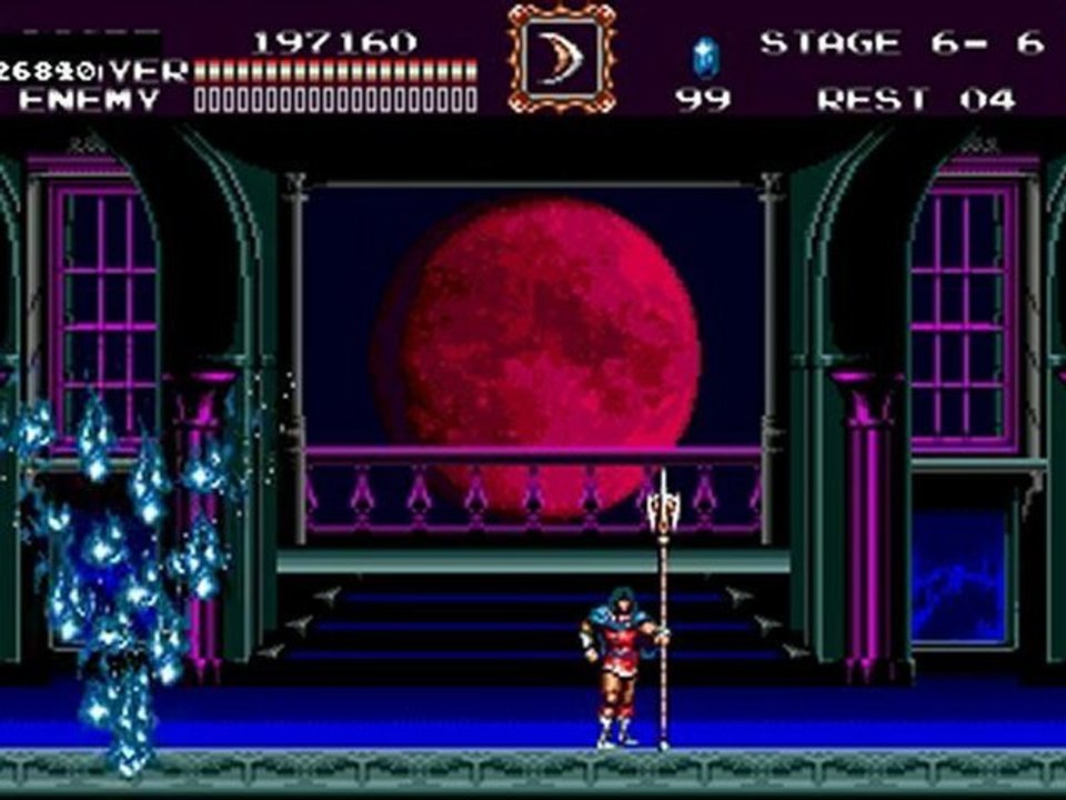 Castlevania Bloodlines - Stage 6 - England - The Castle Proserpina