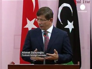Turkey reveals support for Libyan rebels
