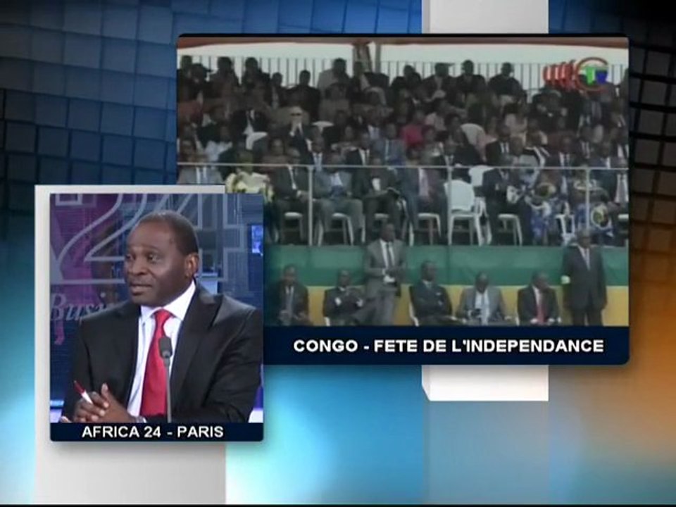 FÊTE NATIONALE DE L'INDÉPENDANCE DU CONGO DU 15 AOÛT 2011 - LE DÉBAT POLITIQUE SUR AFRICA 24 (PART 1-2)