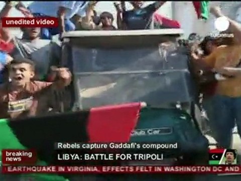 Libya Battle for Tripoli - Game Over Gaddafi(23.Aug.2011)