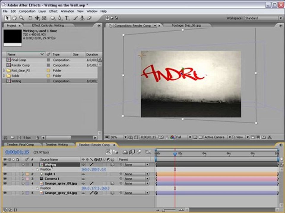 Splash (after effects tuto)