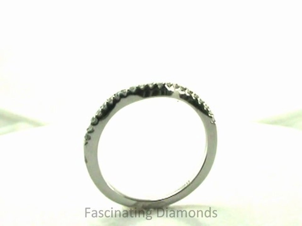 FDENS1748B  Round Diamond Wedding Anniversary Band Pave Set