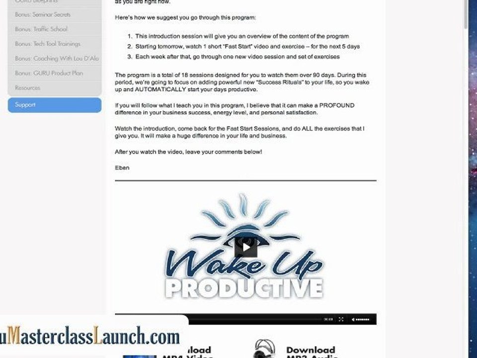 Guru Master Class: PROVEN Internet Marketing System [BONUS]