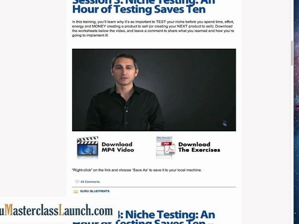 Guru Master Class: PROVEN Internet Marketing System