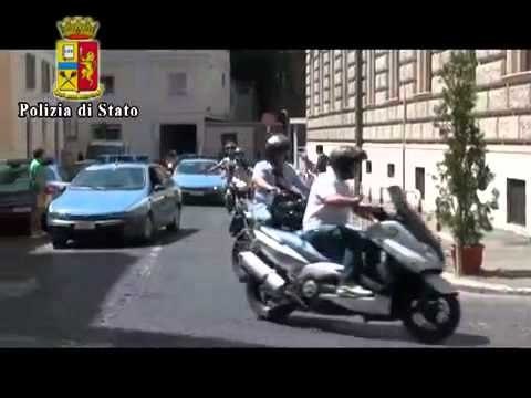 Roma - Rapina a mano armata sventata dai Falchi