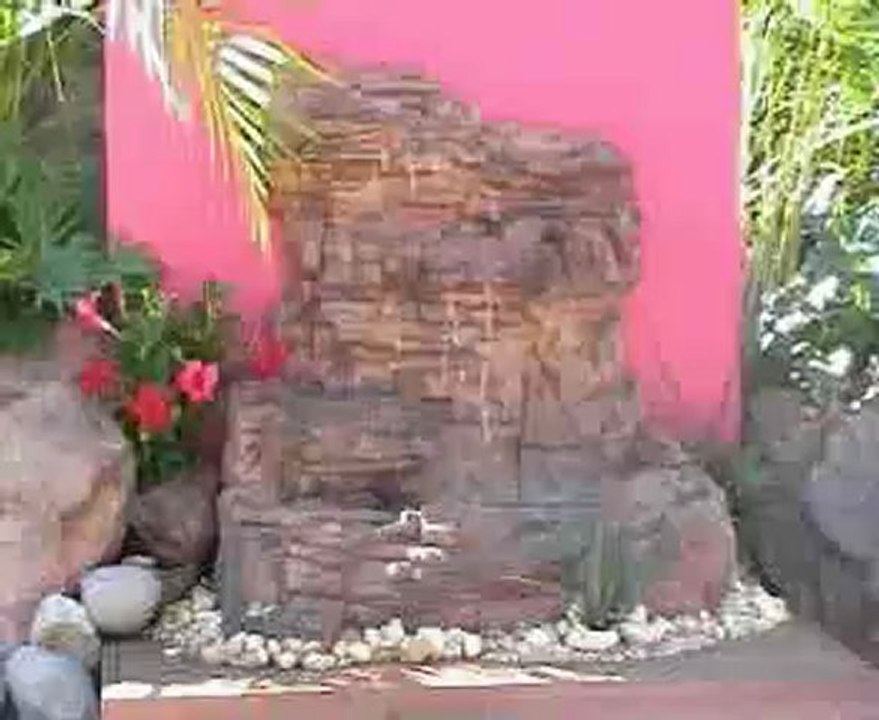 Yapay kaya şelale havuz 01