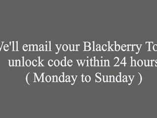 Unlock Blackberry Torch