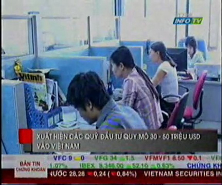 Xuất hiện các quỹ đầu tư quy mô 30-50 triệu đôla vào Việt Nam